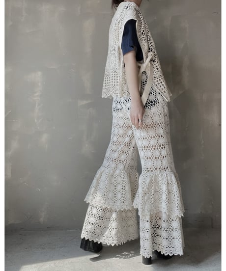 【RE;CIRCLE】 RE Crochet Vest①/20220317-010