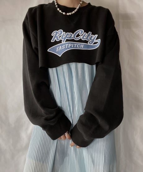 【USED】   Cut off Sweat Rip City/210926-001