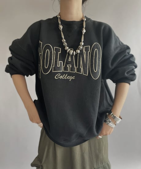 【USED】  'Solano College' Sweat Shirt / 220917-002