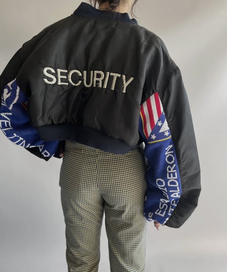 【RE;CIRCLE】 RE MA1×Soccer Muffler Short Jacket / 231109-005