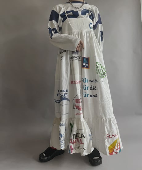 【RE;CIRCLE】RE Eco-Friendly Bag Camisole Long One-piece / 230427-002