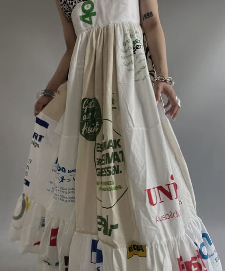 【RE;CIRCLE】RE Eco-Friendly Bag Camisole Long One-piece / 230622-018