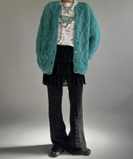 【USED】 Pattern Knit Cardigan /250111-011