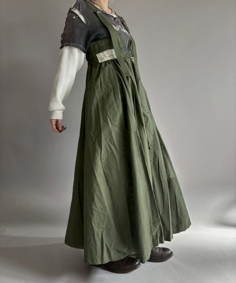 【2026SS最終 / RE;CIRCLE】 RE U.S Military Rebuild 2way One-piece(Khaki)/ ARMY-01