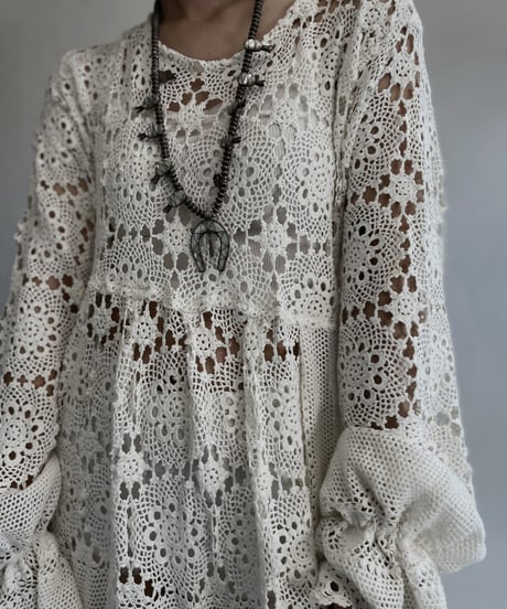 【RE;CIRCLE】 RE Crochet Lace One-piece / 220818-004