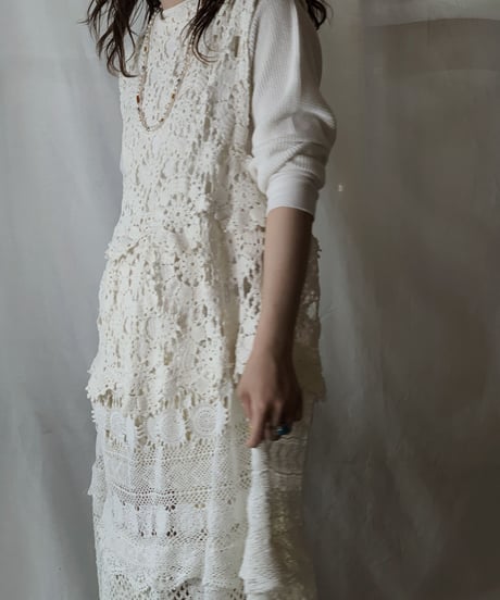 【RE;CIRCLE】  RE Crochet N/S Dress ②/210512-006