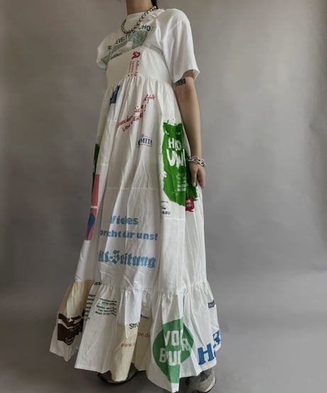 【RE;CIRCLE】RE Eco-Friendly Bag Camisole Long One-piece / 230525-017