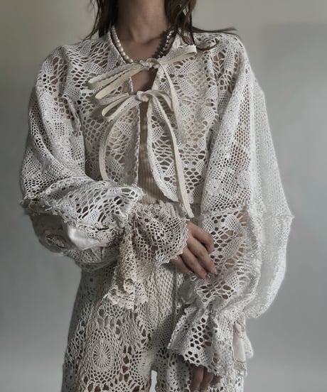 【RE;CIRCLE】 RE Crochet Bolero / 220623-018