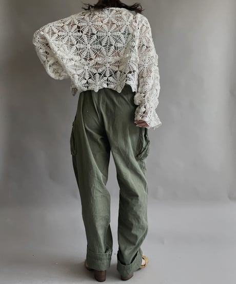 【RE;CIRCLE】 RE Crochet Kirikae Top / 230330-015