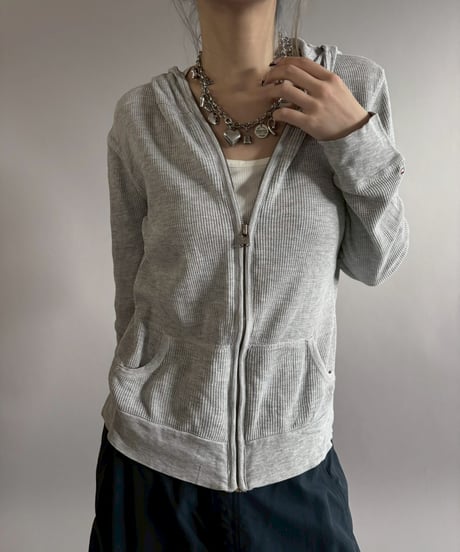 【USED】 TOMMY HILFIGER Zip-up Thermal Parka / 260328-023