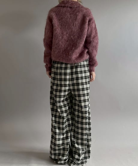 【USED】 Plaid Easy Pants / 260117-016