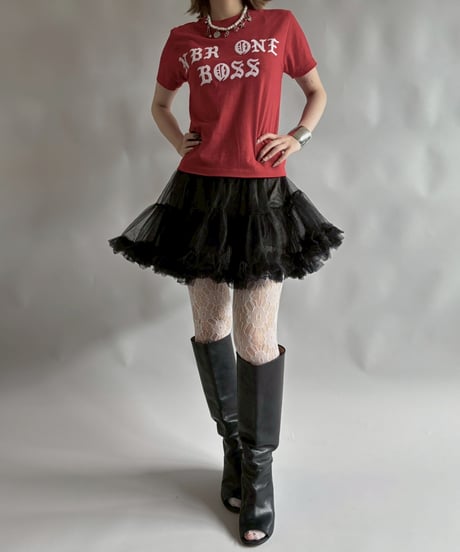 【USED】 RESIZED MADE in USA NBR ONE BOSS T-Shirt / 250830-001