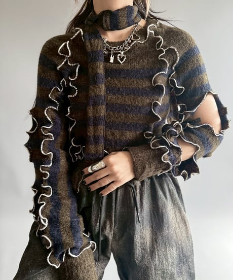 【RE;CIRCLE】 RE Mellow Knit + Tie/  251023-031