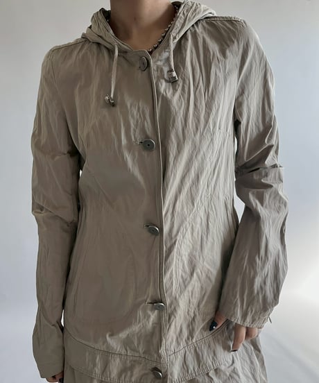 【USED】 Cop.Copine Hooded Nylon Coat  /251014-028