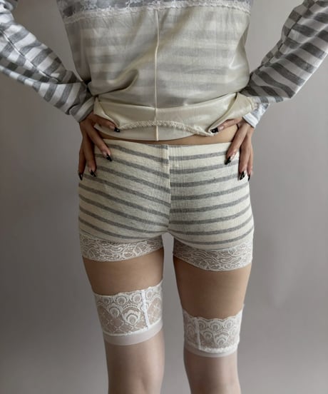 【RE;CIRCLE】 RE Boarder Pants/ 260420-018