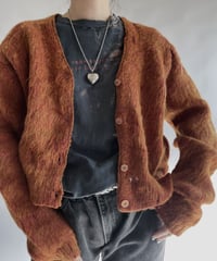 RE;CIRCLE】 RE Draw Code Down Vest Brown×Orange