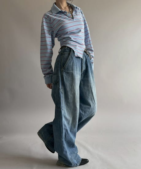 【RE;CIRCLE】 RE Leotard Rugger Shirt/ 260319-013