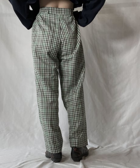 【USED】 Plaid Pants/211014-052
