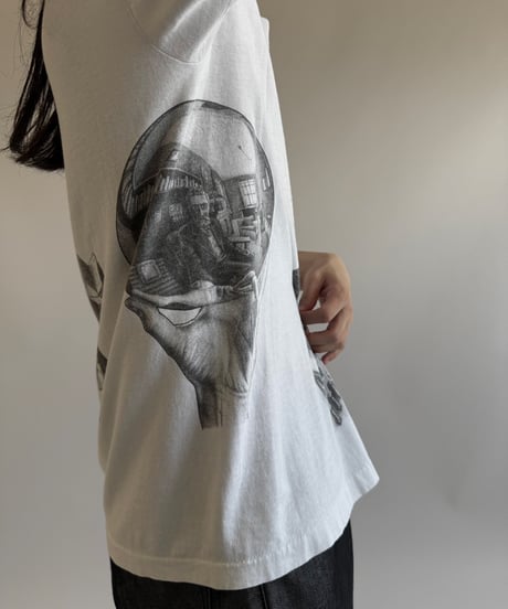 【USED】 Made in USA 90's SOFTEE M.C. ESCHER T-Shirt /250621-029