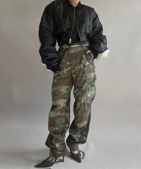 【RE;CIRCLE】 RE MA1 × Alan Knit Short Jacket / 241219-001