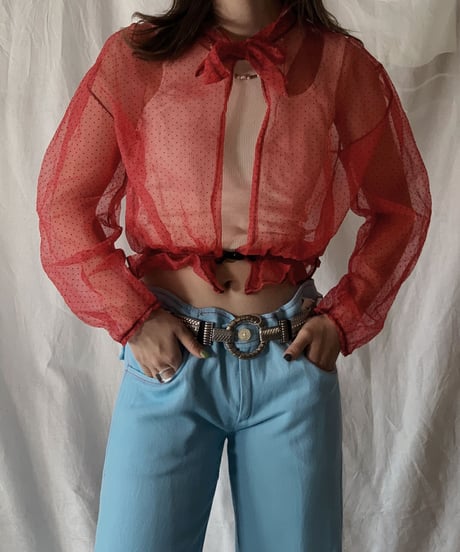 【USED】  See-through Top③/210506-037