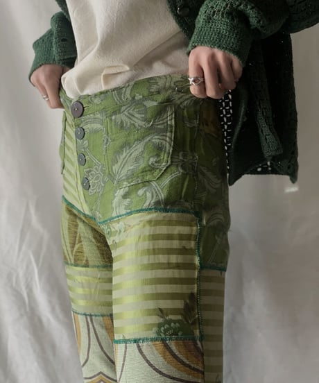 【USED】Patchwork Pants/210217-040