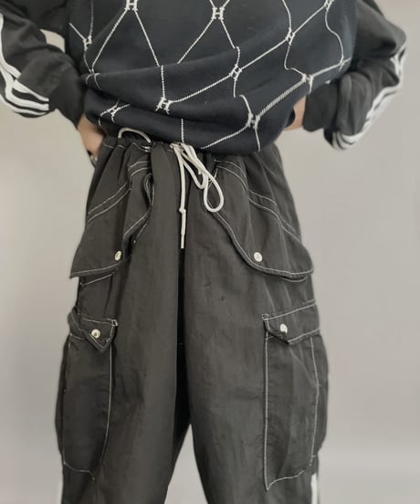 【USED】 Army Snow Pants Dyed Black / 221022-011