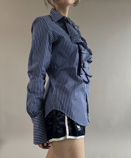 【USED】 Ralph Lauren Frill Shirt / 260321-011