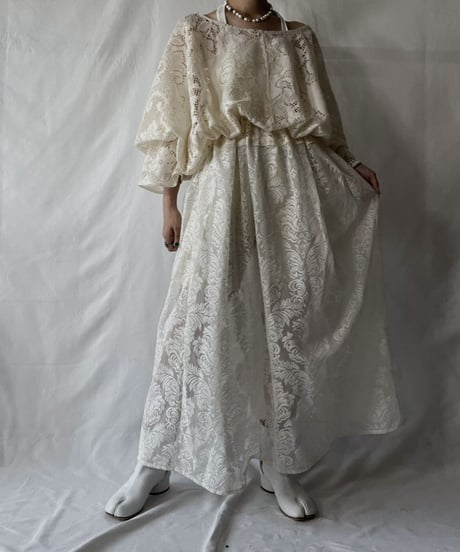 【RE;CIRCLE】  RE Lace L/S One-piece/20210819-047
