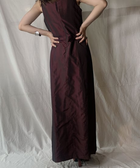 【USED】 Shining Poly Dress Set Up/210630-029