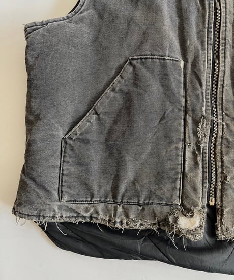 【USED】  Made in USA 95's Carhartt Duck Vest /250222-011