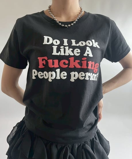 【USED】 RESIZED 00s message T-Shirt / 250830-022