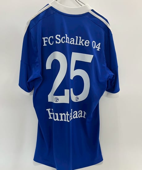 【USED】 adidas 12~13's Schalke 04 HUNTELAAR Soccer Shirt/ 250607-024