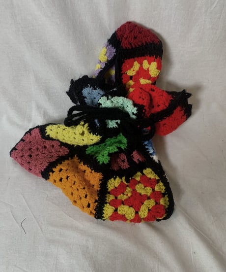 【RE;CIRCLE】 Granny Knit Bag① /210404-012