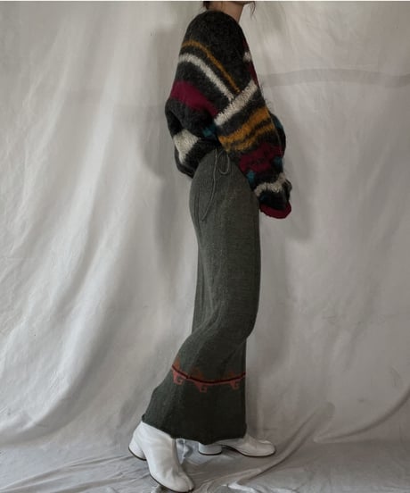 【USED】    Mohair Knit Top/211216-024