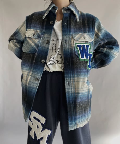 【RE;CIRCLE】 RE Wappen Check Shirt / 221103-016