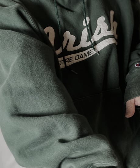 【USED】  Champion Reverse Weave Hoodie NOTREDAME/211116-052