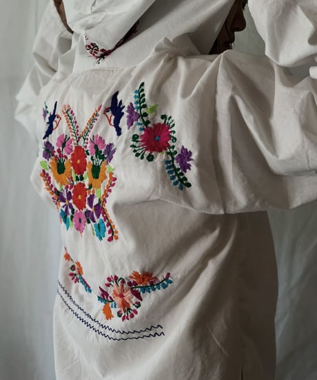 【RE;CIRCLE】RE Embroidery Ethnic Mexican Parker ④/210617-022