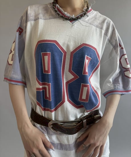 【USED】 Damage Numbering T-Shirt / 260523-006