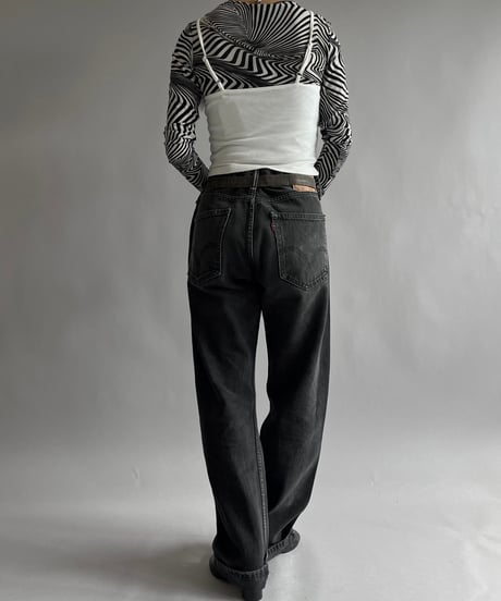 【USED】 Levi's 505 Black Denim Pants/ 240928-015