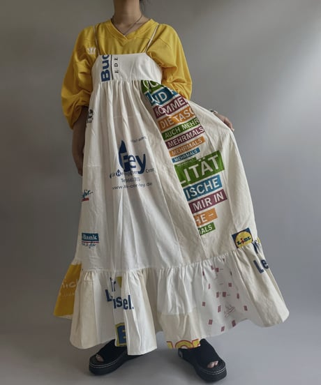 【RE;CIRCLE】RE Eco-Friendly Bag Camisole Long One-piece / 230727-004