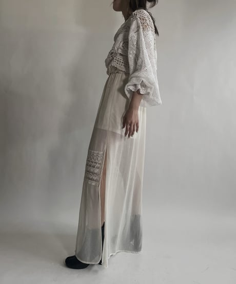 【RE;CIRCLE】 RE Crochet Top / 220623-021