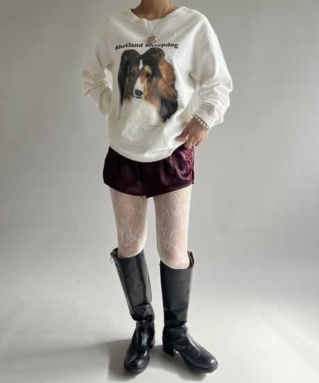 【USED】 Made in USA 90's Calcru Shetland Sheepdog Sweat /250215-009