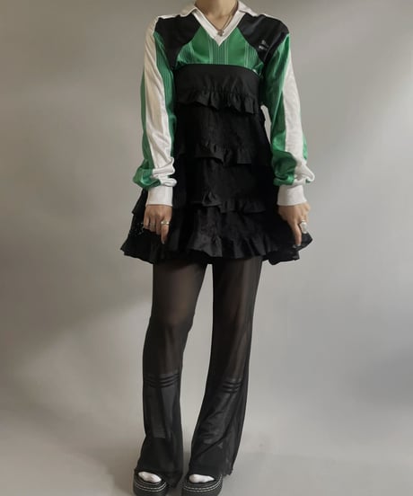 【USED】 Lace Tiered mini Skirt /230902-013