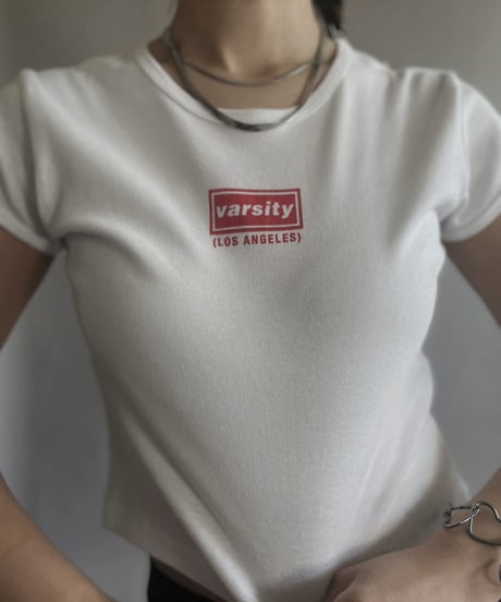 【USED】 Varsity Los Angels Short Sleeved Top / 230325-002