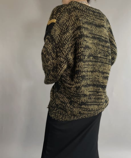 【USED】  Acrylic Knit Cardigan / 221015-011
