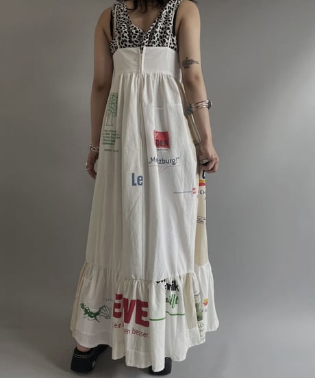 【RE;CIRCLE】RE Eco-Friendly Bag Camisole Long One-piece / 230622-019