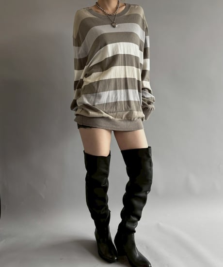 【USED】 BANANA REPUBLIC Border Knit /251025-006
