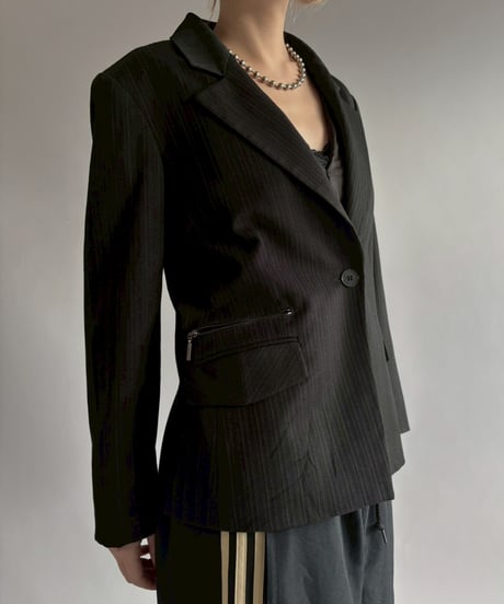 【USED】 Stripe Jacket / 251129-016