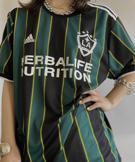 【USED】    adidas LA GALAXY Game Shirt / 230610-019